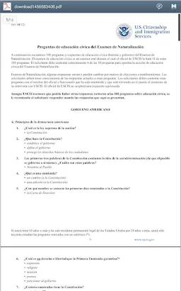 Languages US Citizenship Exam screenshot 5