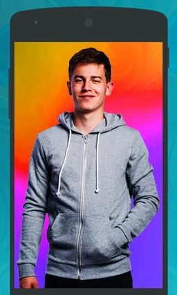 Men Sweatshirt Photo Suit screenshot 2