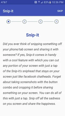Snip-it screenshot 1
