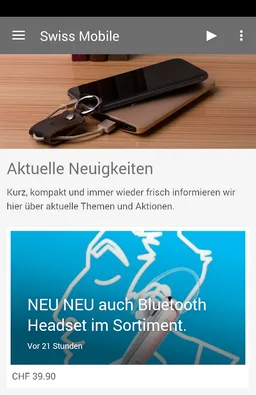 Swiss Mobile Service screenshot 1