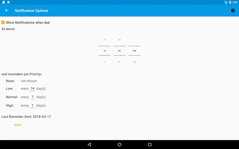 Maintenance Reminder screenshot 11