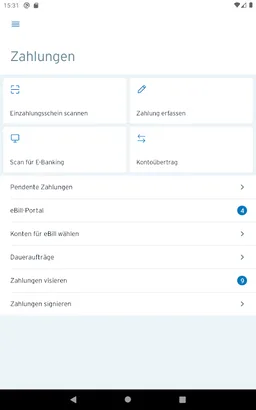 MobileBanking Sparkasse Schwyz screenshot 8