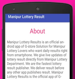 Manipur State Lottery Result screenshot 4