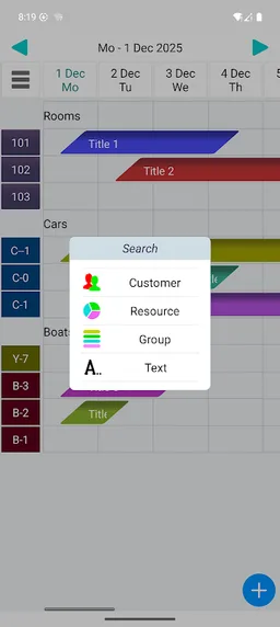 Customer Booking Manager Lt. screenshot 6