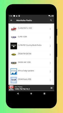 Radio Canada: Radio player App screenshot 9