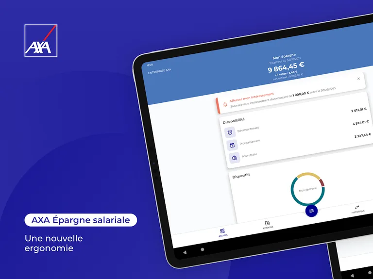 AXA Epargne Salariale screenshot 2