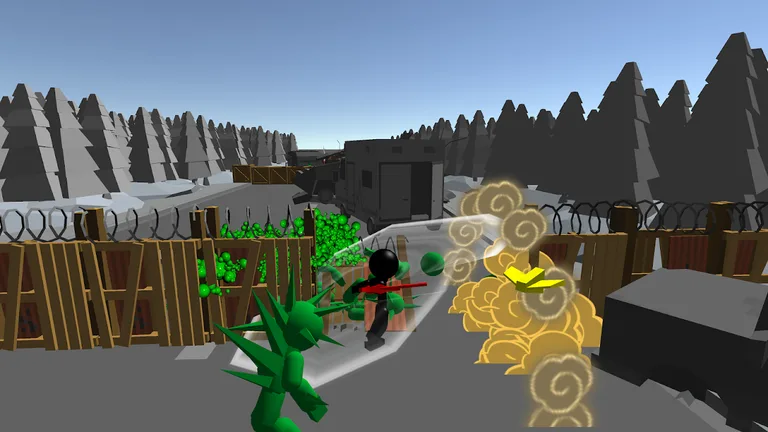 Stickman Killing Zombie 3D screenshot 6