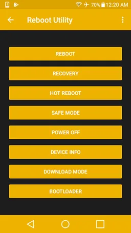 Reboot Utility screenshot 3