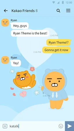 Ryan - KakaoTalk Theme screenshot 1
