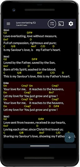 OpenSongApp - Songbook screenshot 1
