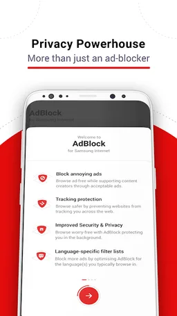 AdBlock for Samsung Internet screenshot 4