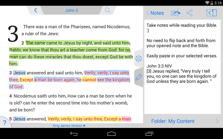 NIV Bible screenshot 6
