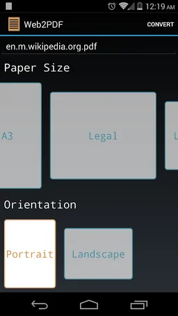 Web2PDF screenshot 4