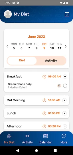 DietBMR screenshot 1