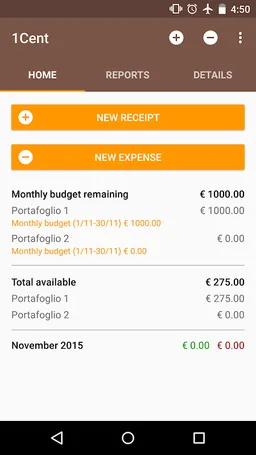 1Cent: My expenses screenshot 14