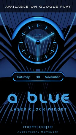 Next Launcher 3D Theme A-Blue screenshot 1