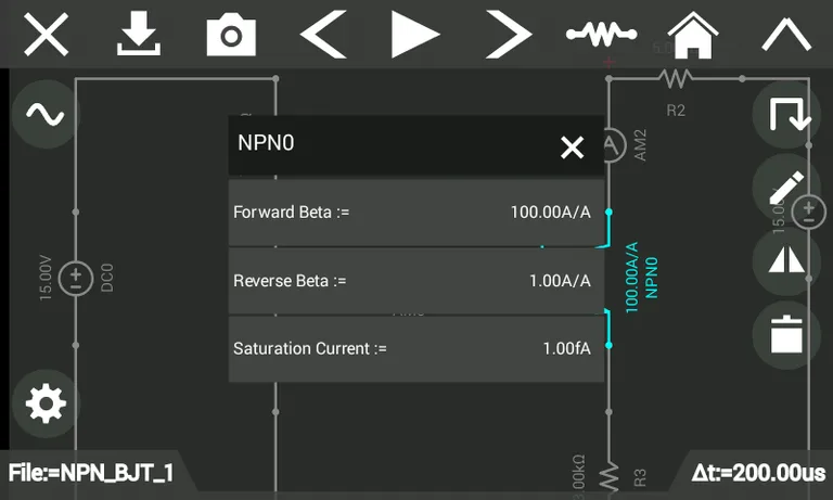Circuit Solver: Simulator & Schematic Editor screenshot 3