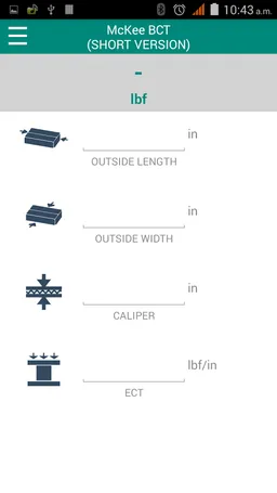 Calc Box Compression Test screenshot 3