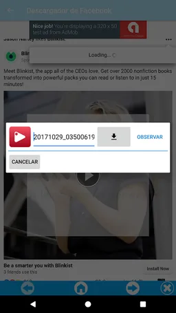 Descarga de contenido de redes sociales screenshot 4
