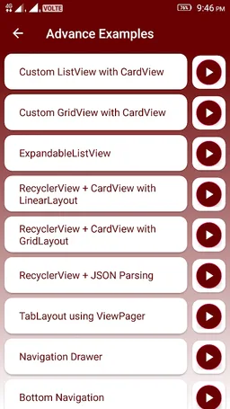 Learn Android Tutorial - Andro screenshot 2