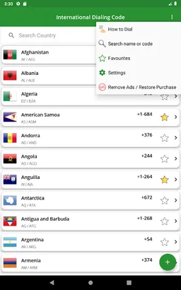 International Dialing Code screenshot 9
