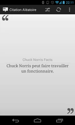 Citation Aléatoire screenshot 2