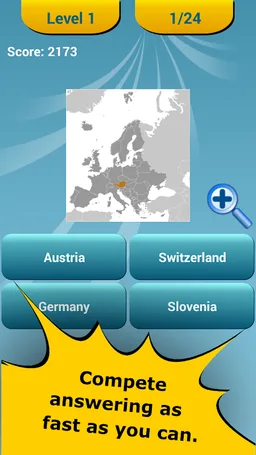 Countries Location Maps Quiz screenshot 2