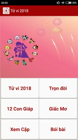 Tu vi 2018 - tu vi tron doi screenshot 1