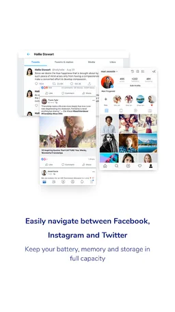 Social One - Facebook, Instagram & Twitter screenshot 2