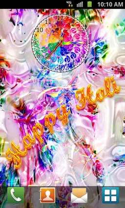 Holi Clock screenshot 3