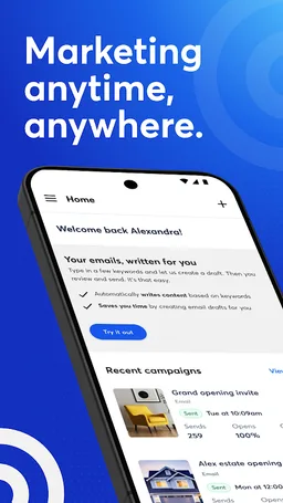 Constant Contact Marketing App screenshot 1