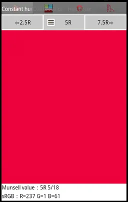 Munsell color chart screenshot 7