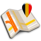 Map of Brussels offline icon
