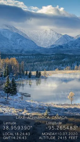 GPS Coordinates Photo Stamp Camera UTM screenshot 2