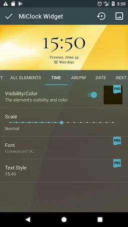 MiClock / LG G4 Clock Widget screenshot 2