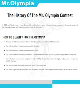 Mr. Olympia Champions screenshot 1