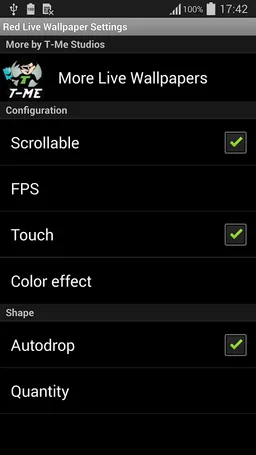 Red Live Wallpaper screenshot 9