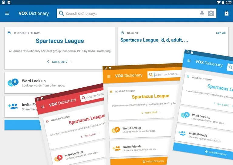 VOX Spanish Language Thesaurus screenshot 4