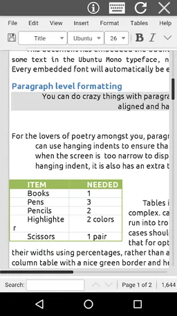 AndroDOC editor for Doc & Word screenshot 5