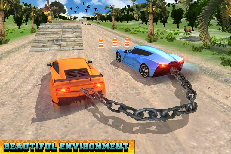 Chained Cars Racing Stunts screenshot 5