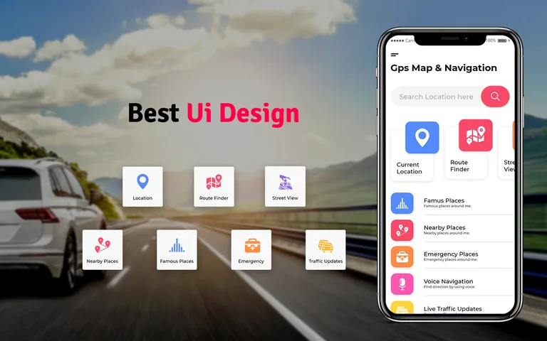 Gps Navigate, Voice Navigation & Maps Traffic Go screenshot 3