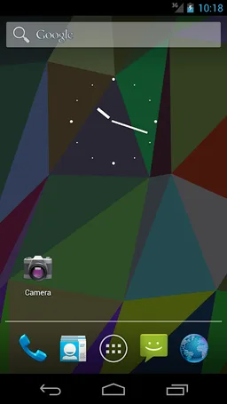 Wallpaper - Changing Triangles screenshot 2