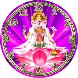 God Brahma Clock LWP icon