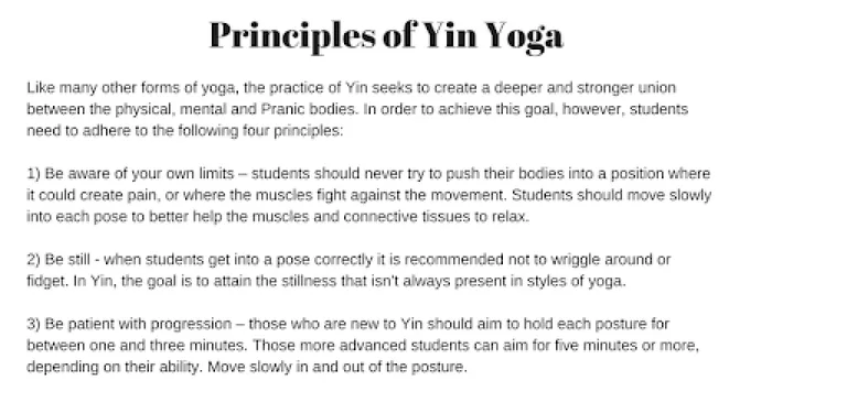 YIN YOGA cover image