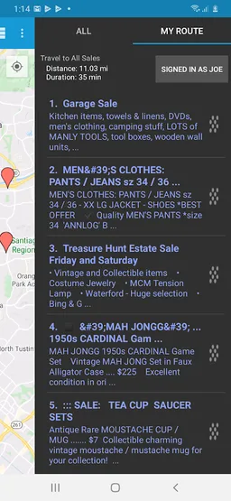 Yard Sale Treasure Map screenshot 3