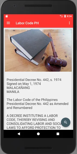 Labor Code PH screenshot 1