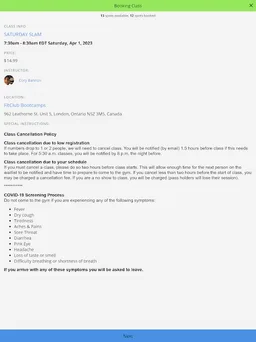 FitClub Bootcamps screenshot 5