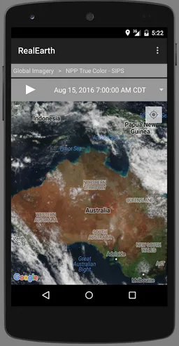 RealEarth screenshot 4