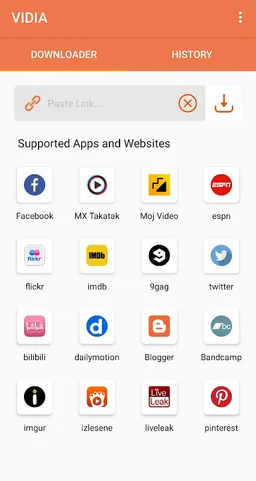 VIDIA - All In One Video Downloader screenshot 1