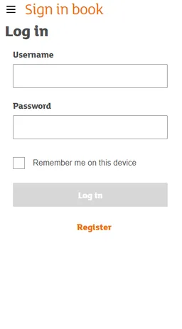 Sainsbury's Sign In Book screenshot 1